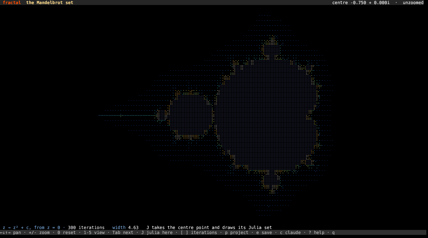 the Mandelbrot set