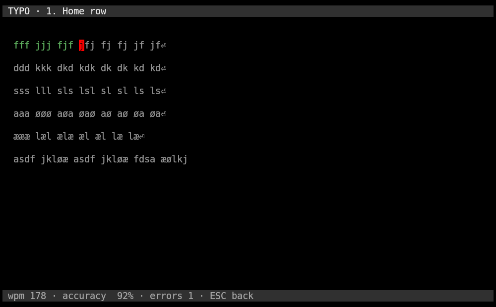 typo