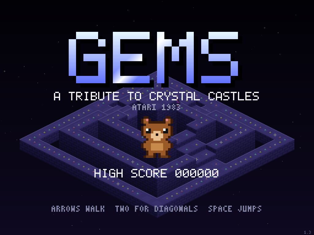The title screen