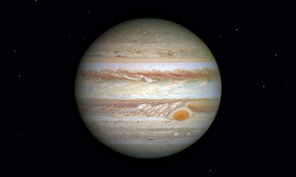 Jupiter on a bare console
