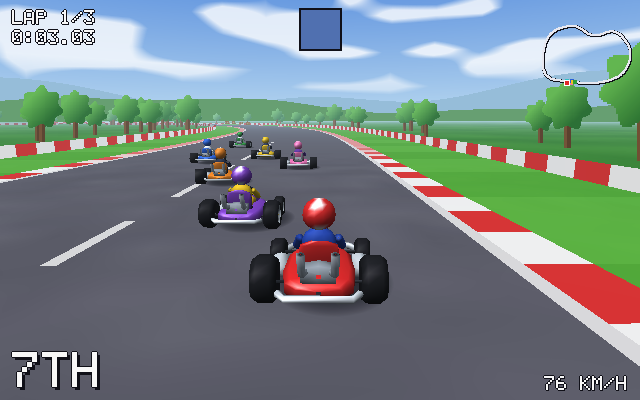 Version 1.1: shaped karts in light and shade