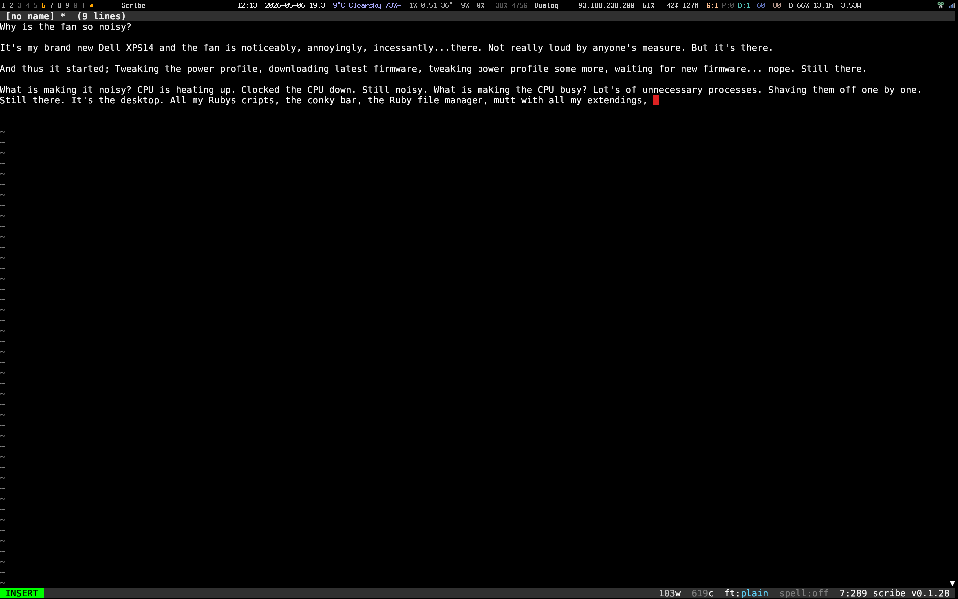 Silent desktop