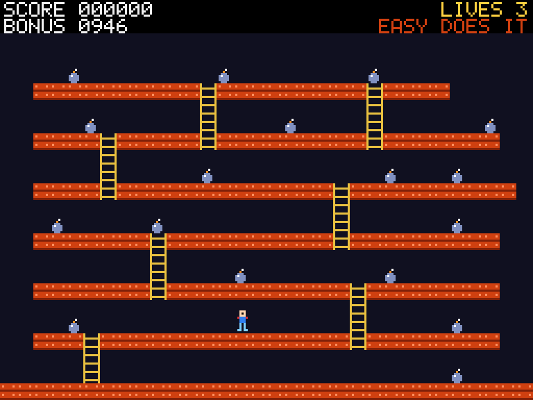 jumpman: girders, ladders and bombs